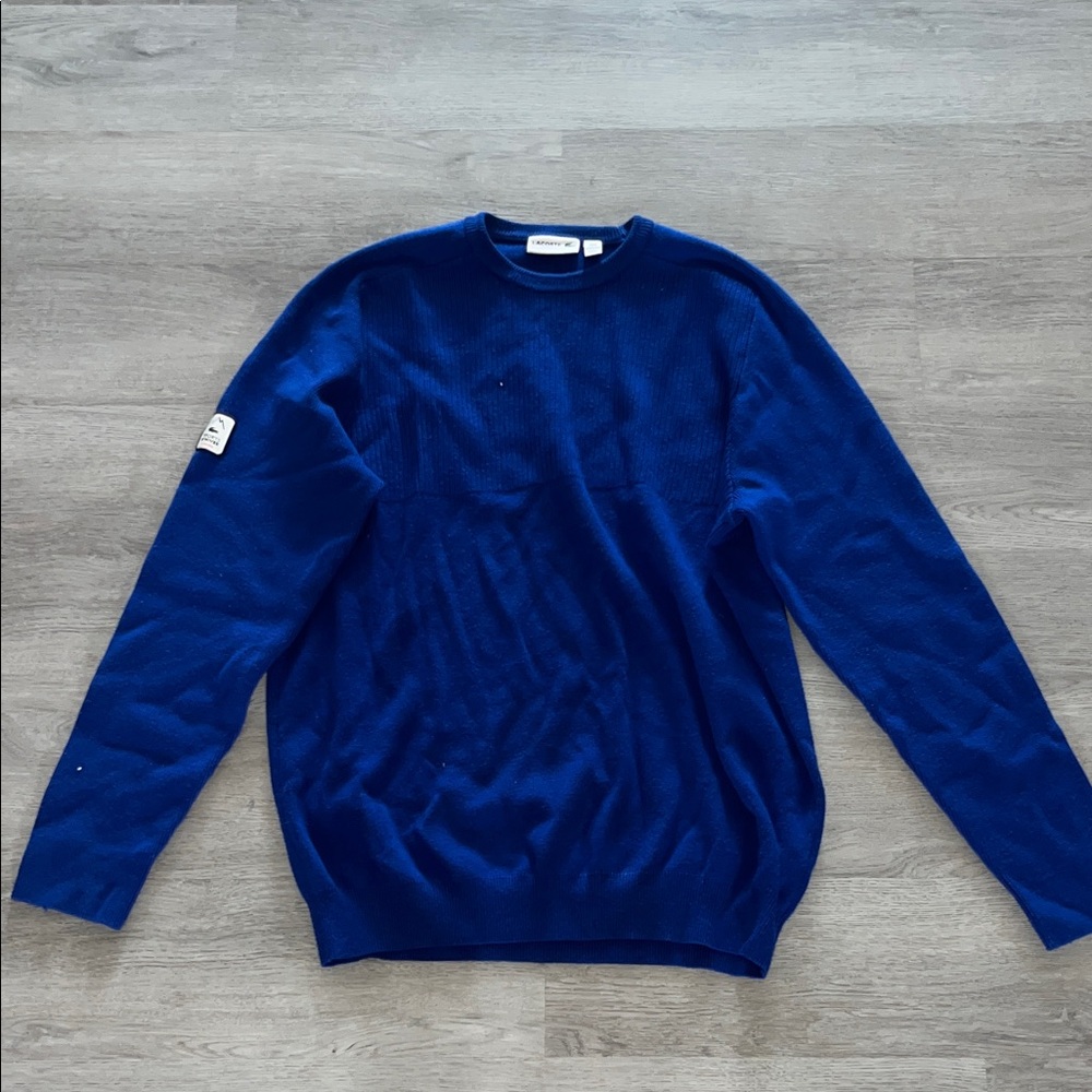 Lacoste Men's Crewneck Sweater in Royal Blue